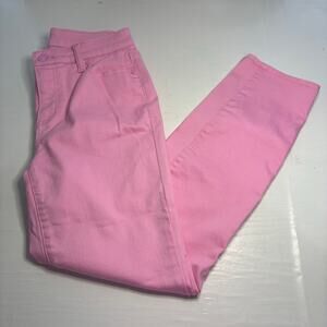 Talbots Flawless Slim Ankle Pink Jeans Size 4 Stretch